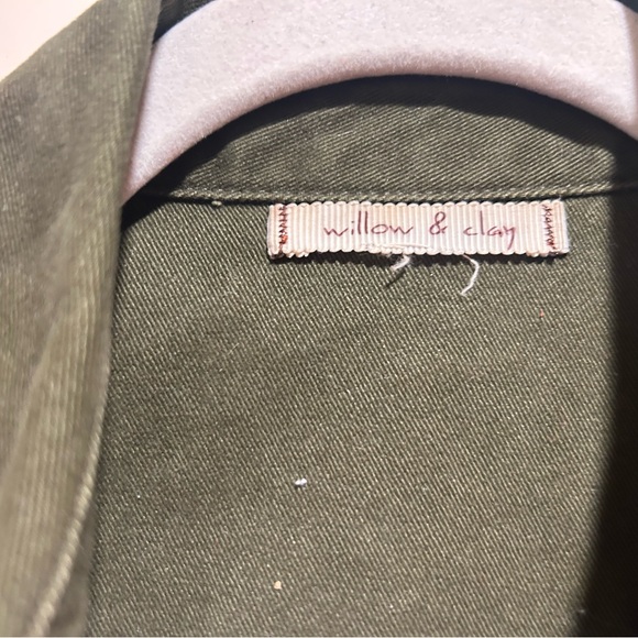 Willow & Clay Women's Green Military Jacket with fun Patches Small - Picture 4 of 5
